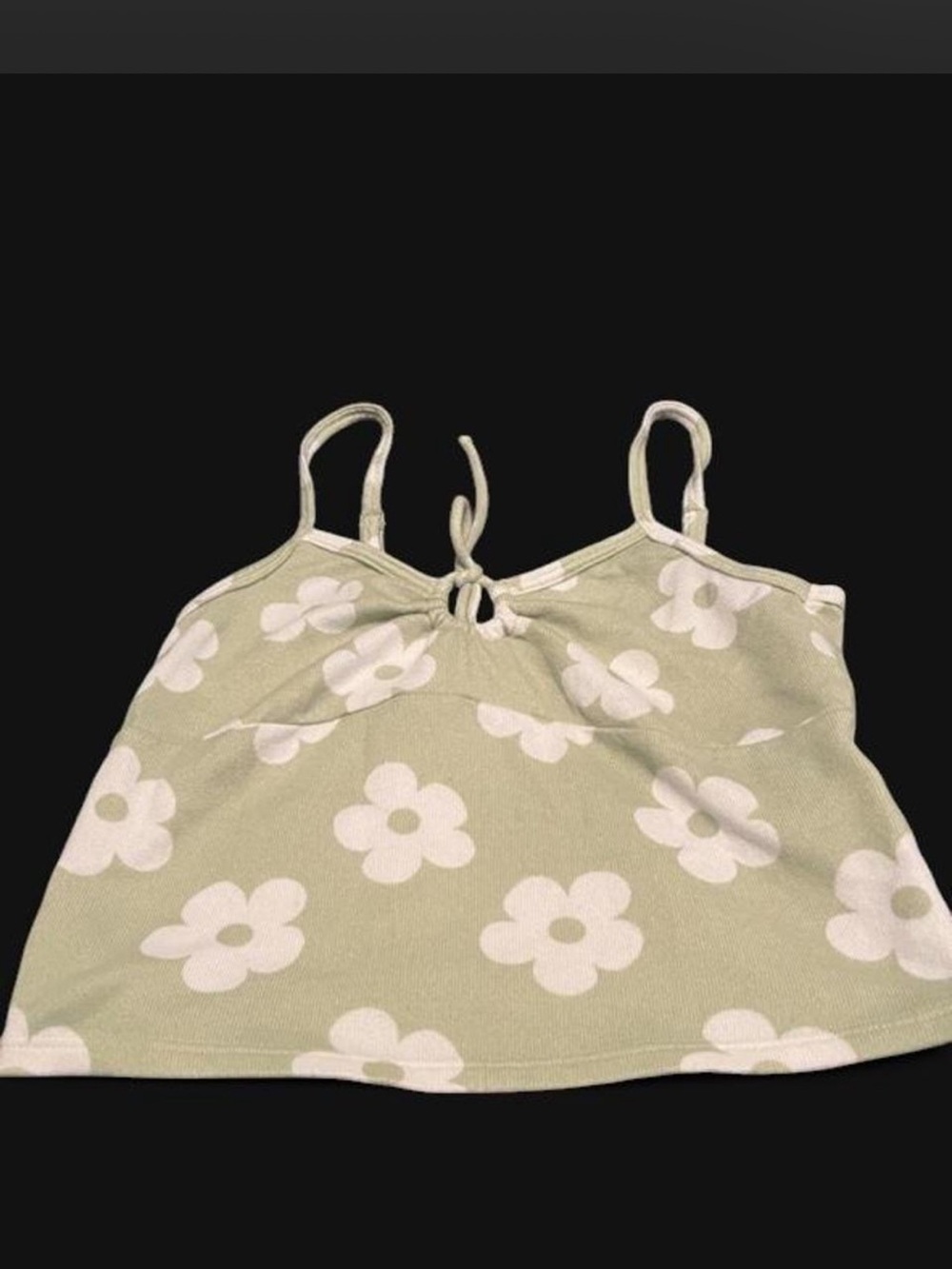 Gilly Hicks Light Green Floral Cami Top